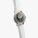 Scottish MacCallum Celtic Circle Silver Automatic Watch Size 46mm