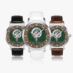 Scottish Duncan Celtic Circle Silver Automatic Watch Size 46mm