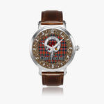 Scottish MacDuff Celtic Circle Silver Automatic Watch Size 46mm