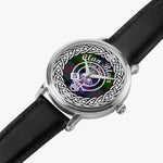Scottish Blair Clan Tartan Badge Silver Automatic Watch Size 46mm