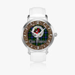 Scottish Primrose Celtic Circle Silver Automatic Watch Size 46mm