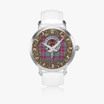 Scottish Crawford Celtic Circle Silver Automatic Watch Size 46mm