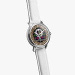 Scottish MacLennan Celtic Circle Silver Automatic Watch Size 46mm