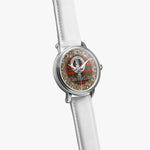 Scottish MacLean Celtic Circle Silver Automatic Watch Size 46mm