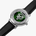 Scottish Wilson surname last name tartan crest Silver Automatic Watch Size 46mm