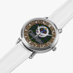 Scottish Ogilvie Blue Celtic Circle Silver Automatic Watch Size 46mm