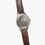 Scottish Balfour Celtic Circle Silver Automatic Watch Size 46mm