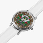 Scottish Muirhead Celtic Circle Silver Automatic Watch Size 46mm