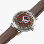 Scottish MacBain Celtic Circle Silver Automatic Watch Size 46mm