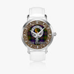 Scottish Chalmers Celtic Circle Silver Automatic Watch Size 46mm