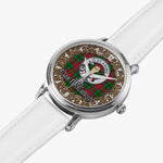 Scottish McCulloch Celtic Circle Silver Automatic Watch Size 46mm