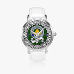 Pringle Scottish Clan Tartan Crest Badge Silver Automatic Watch Size 46mm