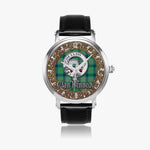 Scottish Kennedy Celtic Circle Silver Automatic Watch Size 46mm