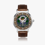 Scottish Wishart Celtic Circle Silver Automatic Watch Size 46mm