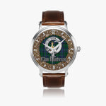 Scottish Matheson Celtic Circle Silver Automatic Watch Size 46mm