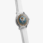 Scottish MacCorquodale Celtic Circle Silver Automatic Watch Size 46mm