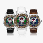 Scottish Young Celtic Circle Silver Automatic Watch Size 46mm