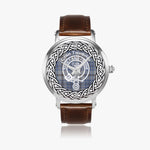Scottish Tweedie Celtic Circle Silver Automatic Watch Size 46mm