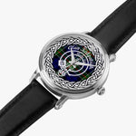 Scottish Kirkpatrick Clan tartan crest Silver Automatic Watch Size 46mm