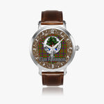 Scottish Kinninmont Celtic Circle Silver Automatic Watch Size 46mm