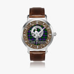 Scottish Hunter Celtic Circle Silver Automatic Watch Size 46mm