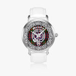 Brady Scottish Clan Tartan Crest Badge Silver Automatic Watch Size 46mm
