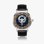 Scottish Sempill Celtic Circle Silver Automatic Watch Size 46mm