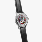 Riddell Scottish Clan Tartan Crest Badge Silver Automatic Watch Size 46mm