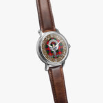 Scottish Charteris Celtic Circle Silver Automatic Watch Size 46mm