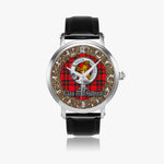 Scottish MacGillivray Celtic Circle Silver Automatic Watch Size 46mm