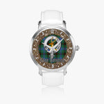 Scottish Davidson Celtic Circle  Silver Automatic Watch Size 46mm