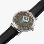 Scottish Balfour Celtic Circle Silver Automatic Watch Size 46mm