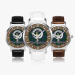 Scottish Matheson Celtic Circle Silver Automatic Watch Size 46mm