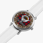 Scottish Ruthven Celtic Circle Silver Automatic Watch Size 46mm