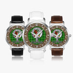 Scottish Boyle Celtic Circle Silver Automatic Watch Size 46mm