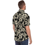 Men Hawaiian Shirt Club Surfing Longboard Logo Hibiscus Aloha Men Short Sleeve Shirt