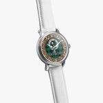 Scottish MacInnes Celtic Circle Silver Automatic Watch Size 46mm