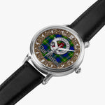Scottish Maitland Celtic Circle Silver Automatic Watch Size 46mm