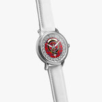 Rait Scottish Clan Tartan Crest Badge Silver Automatic Watch Size 46mm