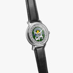 Pringle Scottish Clan Tartan Crest Badge Silver Automatic Watch Size 46mm