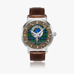 Scottish Forsyth Celtic Circle Silver Automatic Watch Size 46mm