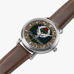 Scottish Learmonth Celtic Circle Silver Automatic Watch Size 46mm