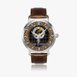Scottish Clelland Celtic Circle Silver Automatic Watch Size 46mm
