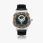 Scottish Forbes Celtic Circle Silver Automatic Watch Size 46mm