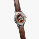 Scottish Wallace Celtic Circle Silver Automatic Watch Size 46mm