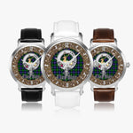 Scottish Blair Celtic Circle Silver Automatic Watch Size 46mm