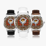 Scottish Bruce Celtic Circle Silver Automatic Watch Size 46mm