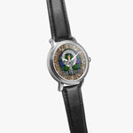 Scottish Paterson Celtic Circle Silver Automatic Watch Size 46mm
