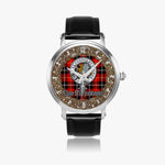 Scottish Marjoribanks Celtic Circle Silver Automatic Watch Size 46mm