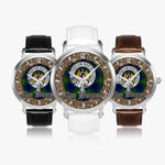 Scottish Johnstone Celtic Circle Silver Automatic Watch Size 46mm
